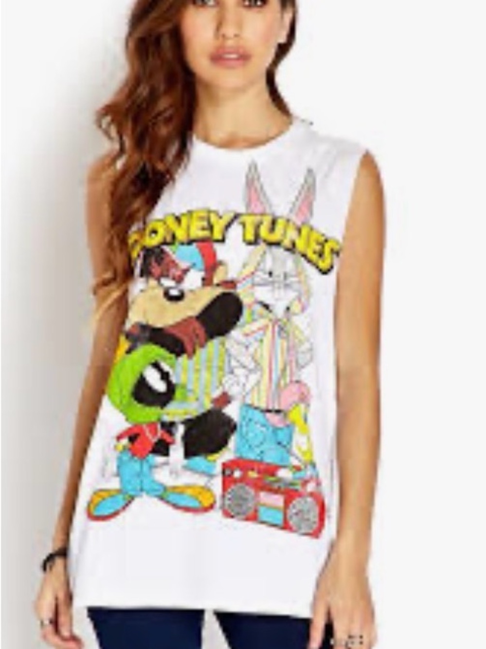 Throwback Looney Tunes muscle tee